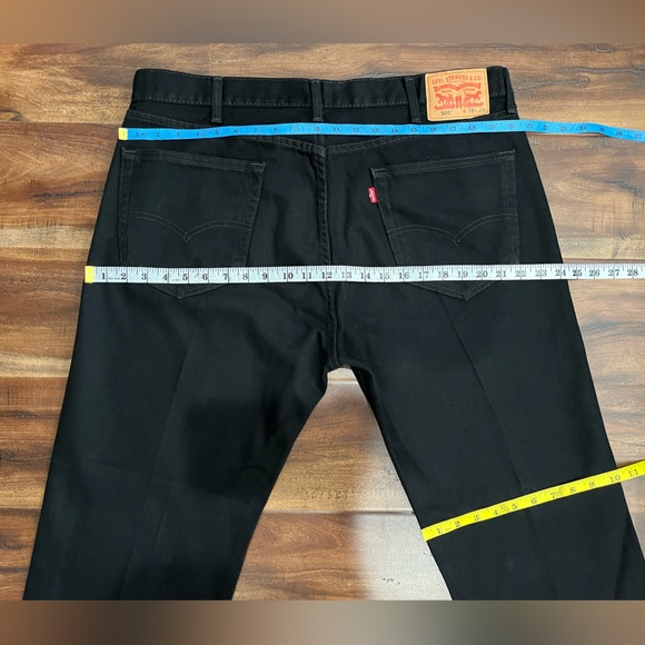 Original Levi’s 505 Regular Fit Men’s Black Jeans Brand New “NWOT” - Picture 8 of 16